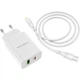 Мережевий зарядний пристрій BOROFONE BA56A Lavida PD20W+QC3.0 charger (Type-C to Lightning) White (6931474745163) - изображение 3