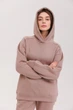 Женский теплый спортивный костюм ONIOS Classic Neutral Капучино S 7702791 - изображение 8