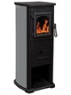 Печь Termo Sistem KLASIK LUX из котловой стали серая с варочной поверхностью - изображение 1