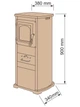 Печь Termo Sistem KLASIK LUX из котловой стали серая с варочной поверхностью - изображение 5