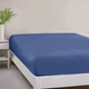 Бязевая простынь ZASTELLI Синяя 19-4150 200*220см - изображение 2