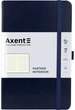 Записная книга Axent Partner 125x195 мм 96 листов в клетку Синяя (8201-02-А) - изображение 1