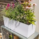 Вазон Lechuza Balconera Stone 80 кварцовий білий 15667 - изображение 7