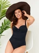 Закритий купальник Sisianna 7745 чорний 2XL - зображення 2
