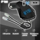Автомобильный FM модулятор ФМ трансмиттер Bluetooth 4.2 с дисплеем и зарядкой 2.1А BPS N8S от прикуривателя USB TFCard Black - изображение 1