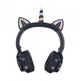 Бездротові навушники з котячими вушками Єдиноріг CAT STN-27 Bluetooth, Чорний - зображення 3