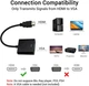 Адаптер Erston HDMI Male - VGA Жінка з 3.5 mm&USB cable (PCZ-2015) - зображення 5