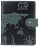 Шкіряний картхолдер Hi Art "7 wonders of the world" CH-06 Shabby Alga - зображення 1