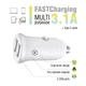 Автомобильное зарядное устройство Piko CC-312 2USB 3.1A White + кабель Type-C (1283126538803) - изображение 3