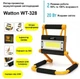 Фонарь прожектор Watton WT-328 20W, светодиодный аккумуляторный переносной прожектор на подставке c Powerbank - изображение 5