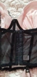 Ажурний корсет с кітовим усом жіночий з подвязками та трусиками Konrad Lingerie Польша Buduar 75C - L Чорний з рожевим - зображення 4