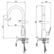 Змішувач Corso SERIO DC-5B146C (9626100) (DC-5B146C) - зображення 4
