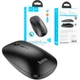 Компьютерная мышь безпроводная портативная стильная Hoco GM15 Art dual-mode business wireless mouse Black - изображение 1