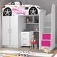 Ліжко-кімната Bed Room №1 Glamour Віоріна Деко зі столом 80х170 см Ламінована ДСП Білий - зображення 1