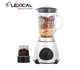 Кухонний блендер 2в1 з кавомолкою Lexical LBL-1508 600 W потужний з металевим ножем та скляною колбою - зображення 1