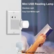 Портативная светодиодная USB лампа-фонарик ночник 1W USB LED Light (Белый) - изображение 4