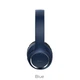 Наушники беспроводные Bluetooth c микрофоном HOCO Journey Hi-Res W28 |BT5.0, 10h, AUX| Blue - изображение 3