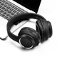 Наушники беспроводные Bluetooth c микрофоном HOCO Journey Hi-Res W28 |BT5.0, 10h, AUX| Black - изображение 5