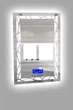 Зеркало A-0 с LED- подсветкой (50 х 70) и Smart-блоком - изображение 1