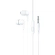 Наушники проводные Hoco M97 вакуумные с микрофоном White - изображение 1