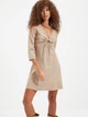Платье короткое женское Trendyol TWOAW22EL0373 40 Mink (8683044207868) - изображение 1