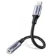 Кабель UGREEN US211 Lightning - 3.5mm F Cable 0.1m Gray (30756) - изображение 1