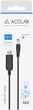 Кабель питания ACCLAB USB to DC 5.5 х 2.5 мм 12 В 1 A 1 м Черный (1283126552847) - изображение 2