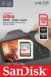 Карта памяти SanDisk SD 128GB C10 UHS-I R140MB/s Ultra (SDSDUNB-128G-GN6IN) - изображение 2