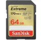 Карта памяти SanDisk SD 64ГБ UHS-I V30 170МБ/с Extreme (694933) - изображение 2
