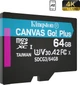 Карта памяти Kingston Canvas Go! Plus microSDXC 64GB UHS-I U3 V30 (SDCG3/64GBSP) - изображение 2