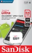 Karta pamięci SanDisk microSDXC Ultra 64GB Class 10 UHS-I (SDSQUNR-064G-GN3MN) - obraz 2