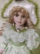 Фарфоровая кукла, сувенирная, коллекционная Porcelain doll " Мария " 40 см (1303-13) - изображение 2