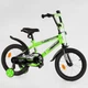 Велосипед 2-х колесный 16" CORSO STRIKER зеленый EX- 16019 - изображение 1