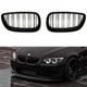 Решетка радиатора BMW E92 E93 2006-2009 M3 Двойные ребра черные матовые - изображение 2