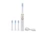 Электрическая зубная щетка портативная электрощетка с 4 насадками Shuke SK-601 белый - изображение 1