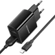 СЗУ Borofone BA53A Powerway 2.1A (2USB-A) + кабель USB to Lightning Черный - изображение 3