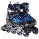 Роликовые коньки Zelart Banwei 188 с защитой размер 35-38 Black-Blue - изображение 5
