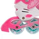 Роликовые коньки Zelart Banwei 168 с защитой размер 35-38 Pink-Mint - изображение 5