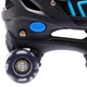 Роликовые коньки раздвижные Zelart Bamwei 9850 размер 39-42 Black-Blue - изображение 3