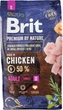 Сухий корм для дорослих собак дрібних порід Brit Premium Adult S зі смаком курки 8 кг (8595602526307) - зображення 3