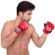Перчатки для смешанных единоборств MMA кожаные TOP KING Ultimate TKGGU Цвет: Красный размер: XL - изображение 5