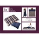 Плед Home Line 4 в 1 клетка оранжевая 140х190см (143616) - изображение 1