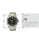 Наручний годинник Casio MTP-VD300SG-1EUDF Чорний з сріблястим/золотистим водостійким - зображення 6
