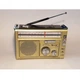 Аккумуляторный FM радиоприемник Bluetooth с фонариком GOLON RX-382BT ФМ радио (Принимает флешки) + работает ОТ БАТАРЕЕК И ОТ СЕТИ GOLD - изображение 4