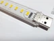 Портативная USB LED лампа светильник фонарик 8 светодиодов теплый желтый свет комплект 2шт (1000007222) - изображение 2