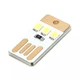 5шт(комплект)Мини USB LED лампа фонарик Брелок-светильник 0.2 вт 3 светодиода на плате холодный белый свет(1000007221) - изображение 5