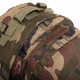 Рюкзак тактичний штурмовий 25 л 45x32x17 см нейлон Oxford 900D Zelart камуфляж woodland ZK-5501 - зображення 6