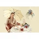 Зонт женский механический Fulton L908-039595 Kensington UV Star Cream - изображение 2