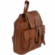 Мужской кожаный рюкзак Ashwood 7990 Rust - изображение 3