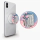 Попсокет (Popsockets) держатель для смартфона Атака на титанов (Attack on Titan) (8754-3042-WT) Белый - изображение 1